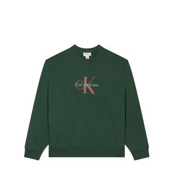 Ανδρικό Φούτερ Calvin Klein Ls Eu 350 Terry Monologo Cn Swtsh Sycamore LV04RD242G-LLG