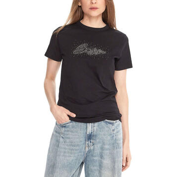 Γυναικείο T-Shirt Boss C_Elogo_print19 Black 50551428-001