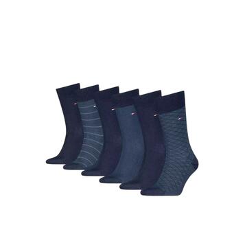 Ανδρικές Κάλτσες Tommy Hilfiger Sock 6p Tin Giftbox Birdeye NAVY 701235373-001