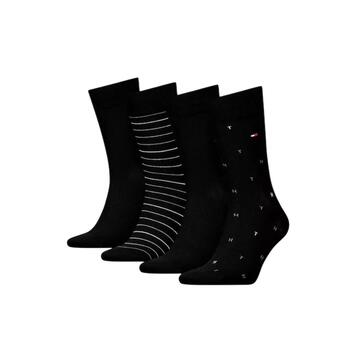 Ανδρικές Κάλτσες Tommy Hilfiger  Sock 4P Tin Giftbox Black 701235375-002 Ανδρικές Κάλτσες Tommy Hilfiger  Sock 4P Tin Giftbox Black 701235375-002