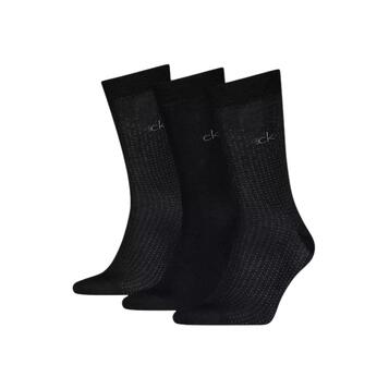 Ανδρικές Κάλτσες Calvin Klein Sock 3P Giftbox Dropneedle Grid Black 701235981-001
