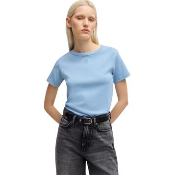 Γυναικείο T-shirt Hugo Damacia 3 Light Pastel Blue 50535491-452
