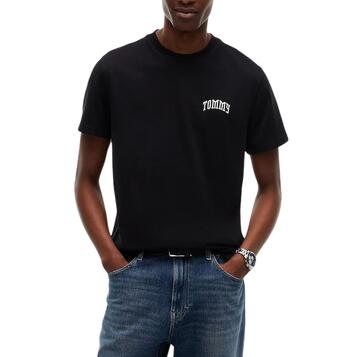 Ανδρικό T-shirt Tommy Jeans Tjm Slim Tommy Tee Ext Black DM0DM23558-BDS