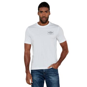 Αντρικό T-shirt Tommy Hilfiger Monotype Printed Label White MW0MW37454-YBR
