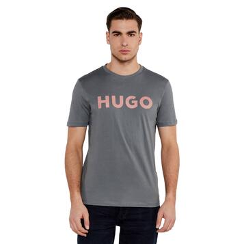 Ανδρικό T-shirt Hugo Dulivio Open Grey 50467556-086