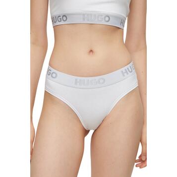 Γυναικείο Εσώρουχο Hugo Brief Sporty Logo 10241852 01 White 50469643-100