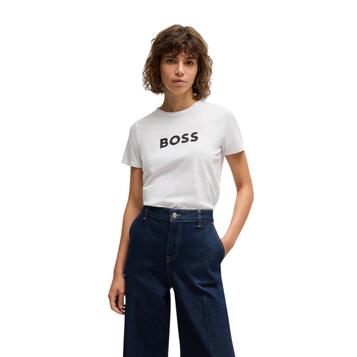 Γυναικείο T-Shirt Boss C Elogo 5 White 50501139-100