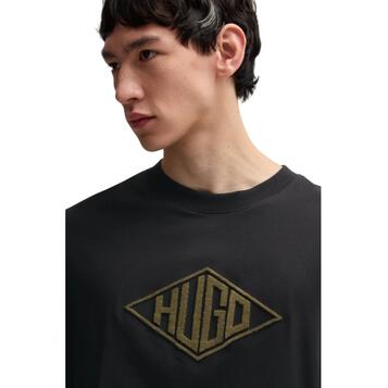 Aνδρικό T-shirt Hugo Dalendi Black 50534934-001