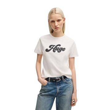 Γυναικείο T-Shirt Hugo Damacia 4 Open White 50539101-110