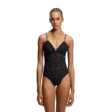 Γυναικείο Bodysuit Hugo Leo Lace Black 50549908-001