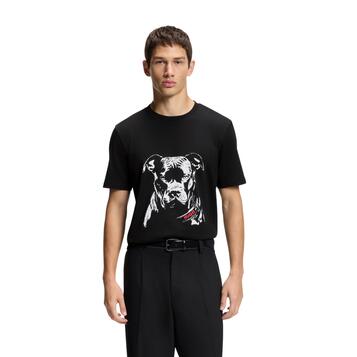 Ανδρικό T-Shirt Hugo Dubrox Black 50553779-001