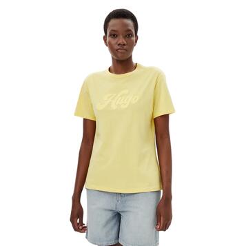 Γυναικείο T-Shirt Hugo Damacia 4 Medium Yellow 50539101-723