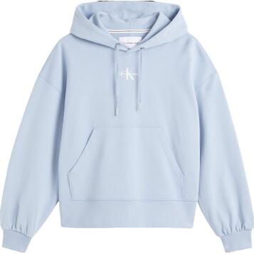 Γυναικείο Φούτερ Calvin Klein Micro Monologo Hoodie Iceland Blue J20J220434-DAR Γυναικείο Φούτερ Calvin Klein Micro Monologo Hoodie Iceland Blue J20J220434-DAR