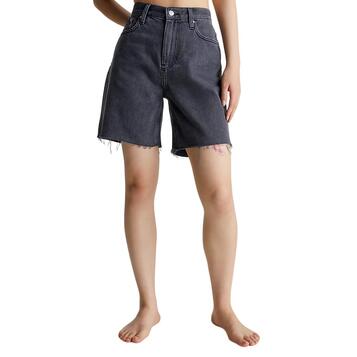 Γυναικεία Jean Βερμούδα Calvin Klein Bermuda Mom Washed Black Dbl Belted Wb J20J220647-1BYNI