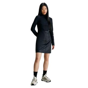 Γυναικείο Φόρεμα Calvin Klein Coated Milano A- Line Dress Ck Black J20J221983-BEH Γυναικείο Φόρεμα Calvin Klein Coated Milano A- Line Dress Ck Black J20J221983-BEH
