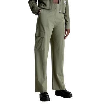 Γυναικείο Παντελόνι Calvin Klein High Rise Milano Utility Pants Dusty Olive J20J222605-LDY