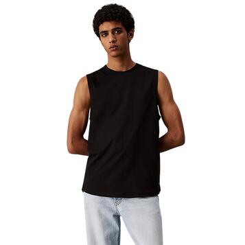 Ανδρική Μπλούζα Calvin Klein Woven Label Tank Ck Black J30J327283-BEH Ανδρική Μπλούζα Calvin Klein Woven Label Tank Ck Black J30J327283-BEH
