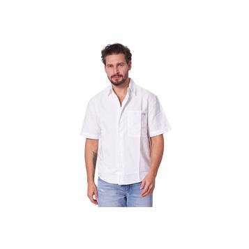 Ανδρικό Πουκάμισο Calvin Klein Oxford Ss Shirt Bright White J30J327293-YAF Ανδρικό Πουκάμισο Calvin Klein Oxford Ss Shirt Bright White J30J327293-YAF