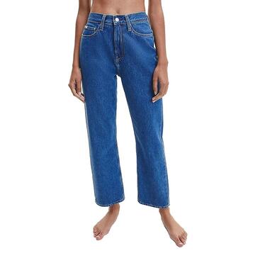 Calvin klein high rise straight best sale ankle jeans