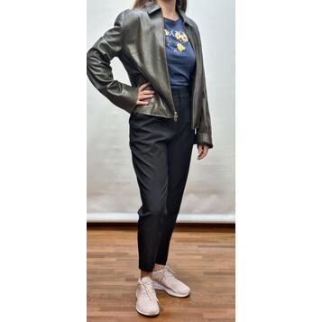 Γυναικείο Δερμάτινο Over Skins JULIANA-OLIVE