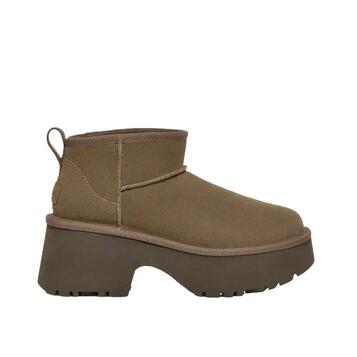 Γυναικεία Μποτάκια Ugg Classic Ultra Mini New Heights Brown 1158311-HCK