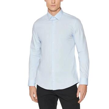Ανδρικό Πουκάμισο Calvin Klein Poplin Stretch Calm Blue K10K108229-C1S