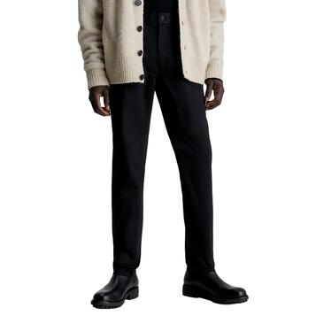 Ανδρικό Παντελόνι Calvin Klein Satin Stretch Slim Chino Black K10K110963-BEH34