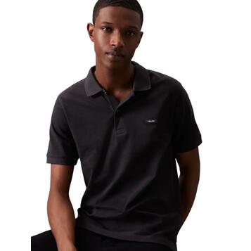 Ανδρικό Polo Calvin Klein Strecth Pique Slim Black K10K111196-BEH