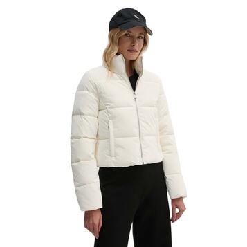 Γυναικείο Μπουφάν Calvin Klein Soft Touch Short Fitted Jacket Ivory J20J224428-YBI