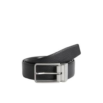 Ανδρική Ζώνη Calvin Klein Adj_ Rev Slim Frame Pb 35mm Black Pebble_ Black Smooth K50K510360-BAX