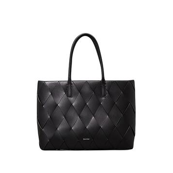 Γυναικεία Τσάντα Ώμου Calvin Klein Ck Woven Medium Shopper Ck Black K60K612994-BEH Γυναικεία Τσάντα Ώμου Calvin Klein Ck Woven Medium Shopper Ck Black K60K612994-BEH