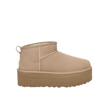 Γυναικεία Μποτάκια Ugg Classic Ultra Mini Platform Sand 1135092-SAN