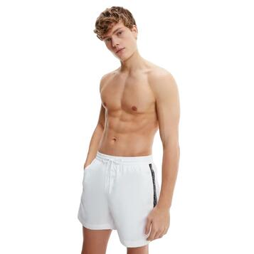 Ανδρικό Μαγιό Calvin Klein Medium Drawstring -Nos Pvh Classic White KM0KM00741-YCD