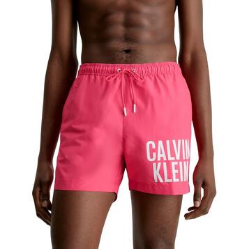 Ανδρικό Μαγιό Calvin Klein Medium Drawstring Pink Flash KM0KM00794-XI1