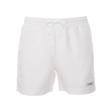Ανδρικό Μαγιό Calvin Klein Medium Drawstring Pvh Classic White KM0KM00812-YCD