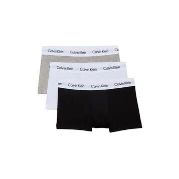 Aνδρικά Εσώρουχα Calvin Klein Low Rise Trunk 3pk Grey Heather White Black LV00NB4389-MP1