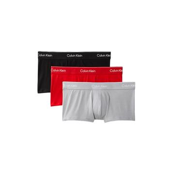 Ανδρικά Εσώρουχα Calvin Klein Low Rise Trunk 3pk Black w/ Dtm WB/Adrenaline Rush w/ LV00NB4564-0FD