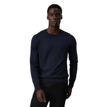 Ανδρικό Πουλόβερ Calvin Klein Ls Supima Cotton Crewnk Dark Sapphire LV040BM343-CEF