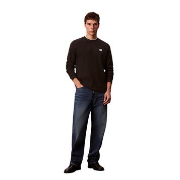 Ανδρική Μπλούζα Calvin Klein Ls Waffle Badge Crewnk Tee Black LV040EM217-UB1 Ανδρική Μπλούζα Calvin Klein Ls Waffle Badge Crewnk Tee Black LV040EM217-UB1
