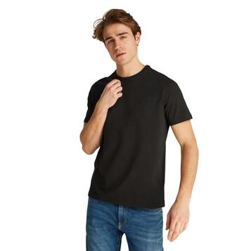 Ανδρικό T-shirt Calvin Klein Ss Smooth Cttn Solid Crewnk Black LV040HM265-UB1 Ανδρικό T-shirt Calvin Klein Ss Smooth Cttn Solid Crewnk Black LV040HM265-UB1