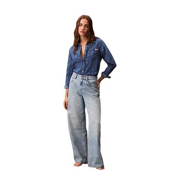 Γυναικείο Jean Calvin Klein Tj Wd Ck Distressed Indigo LV047C785G-0MIRG Γυναικείο Jean Calvin Klein Tj Wd Ck Distressed Indigo LV047C785G-0MIRG