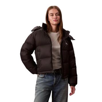 Γυναικείο Μπουφάν Calvin Klein Essential Midweight Puffer Jacket Black LV047D501G-UB1 Γυναικείο Μπουφάν Calvin Klein Essential Midweight Puffer Jacket Black LV047D501G-UB1