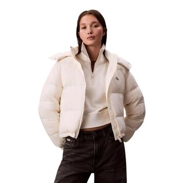 Γυναικείο Μπουφάν Calvin Klein Essential Midweight Puffer Jacket Jet Stream LV047D501G-VDV Γυναικείο Μπουφάν Calvin Klein Essential Midweight Puffer Jacket Jet Stream LV047D501G-VDV