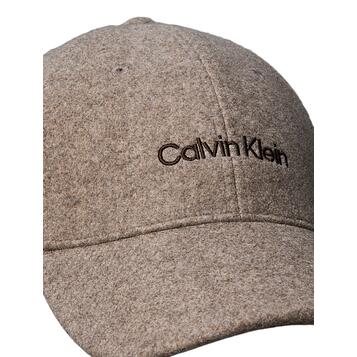 Ανδρικ Καπέλο Calvin Klein Embroidered Titlecase Logo Felt Demitasse Heather LV04D5131G-BAM