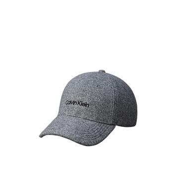 Ανδρικό Καπέλο Calvin Klein Embroidered Titlecase Logo Felt Alloy Heather LV04D5131G-PAF