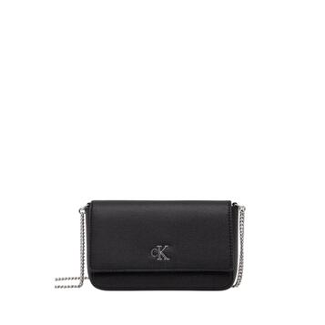 Γυναικείο Πορτοφόλι Calvin Klein Minimal Monogram Ew Flap Ph CB19 Na Black LV04K1027G-UB1