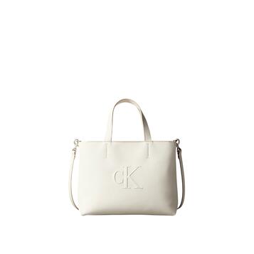 Γυναικεία Τσάντα Χιαστί Calvin Klein Sculpted Mini Ew Tote Lily White LV04K3111G-FUP Γυναικεία Τσάντα Χιαστί Calvin Klein Sculpted Mini Ew Tote Lily White LV04K3111G-FUP