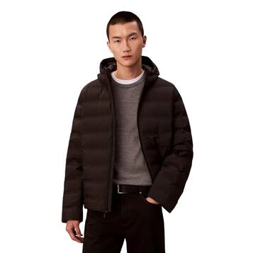 Ανδρικό Μπουφάν Calvin Klein Ls Packable Embossed Logo Quilted Black LV04LD521G-UB1