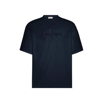 Ανδρικό T-Shirt Calvin Klein Ss Hi Low Emb 16s Jersey Cn Tee Dark Sapphire LV04RB295G-CEF