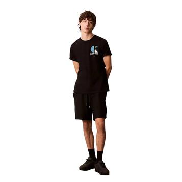 Ανδρικό T-Shirt Calvin Klein Ss 20s Ck Bhs Lg Grp Black LV04RC827G-UB1